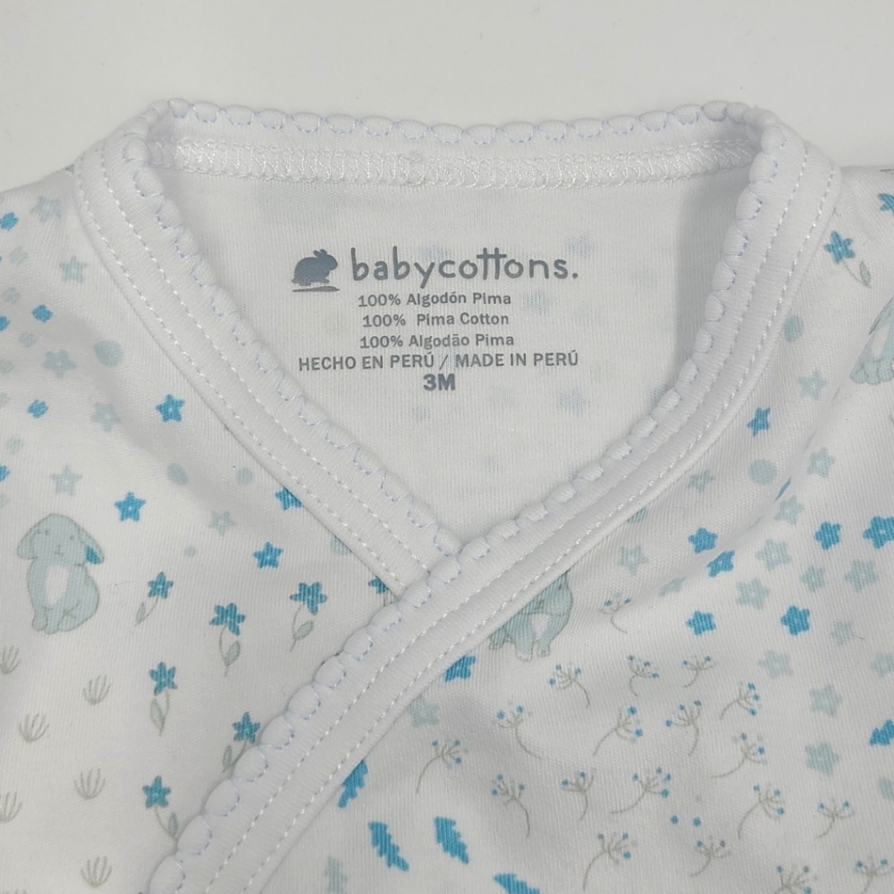 Babycottons baby boy Pima cotton bunny outfit size 3 months - Picture 5 of 6